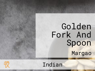 Golden Fork And Spoon