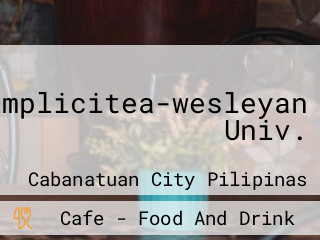 Simplicitea-wesleyan Univ.