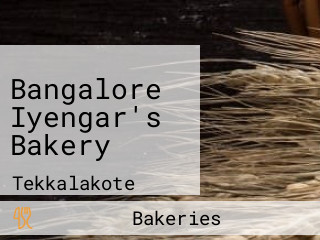 Bangalore Iyengar's Bakery