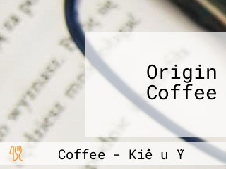 Origin Coffee