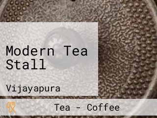 Modern Tea Stall