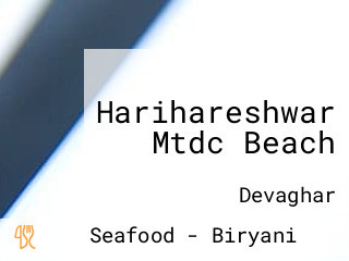 Harihareshwar Mtdc Beach