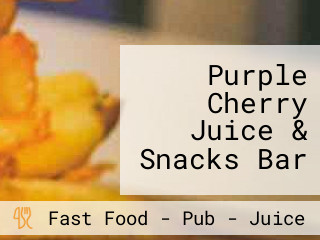 Purple Cherry Juice & Snacks Bar