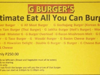 G Burgers