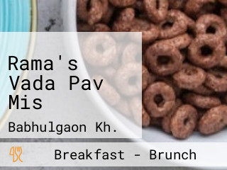 Rama's Vada Pav Mis