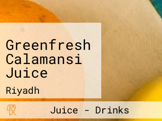 Greenfresh Calamansi Juice