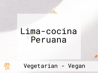 Lima-cocina Peruana