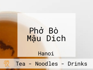 Phở Bò Mậu Dich