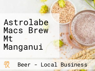 Astrolabe Macs Brew Mt Manganui