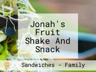 Jonah's Fruit Shake And Snack Station 1 Boracay