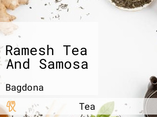 Ramesh Tea And Samosa