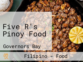 Five R's Pinoy Food