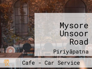 Mysore Unsoor Road