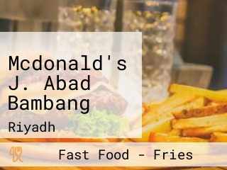 Mcdonald's J. Abad Bambang