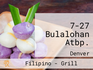 7-27 Bulalohan Atbp.