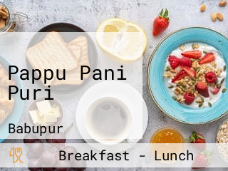 Pappu Pani Puri