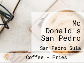 Mc Donald's San Pedro