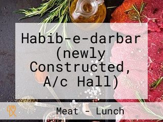 Habib-e-darbar (newly Constructed, A/c Hall)