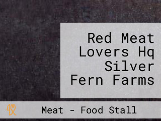 Red Meat Lovers Hq Silver Fern Farms