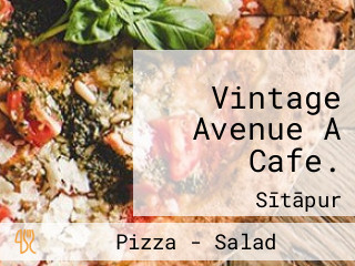 Vintage Avenue A Cafe.