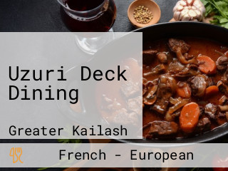 Uzuri Deck Dining