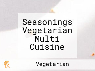 Seasonings Vegetarian Multi Cuisine