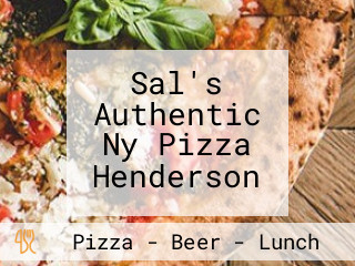 Sal's Authentic Ny Pizza Henderson