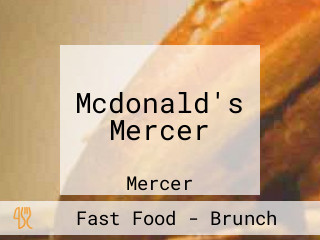 Mcdonald's Mercer