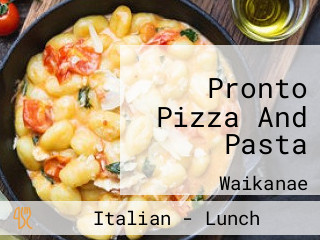 Pronto Pizza And Pasta