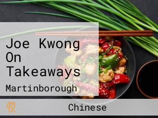 Joe Kwong On Takeaways