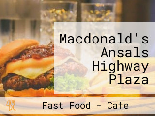 Macdonald's Ansals Highway Plaza Opp-village Pritumpura