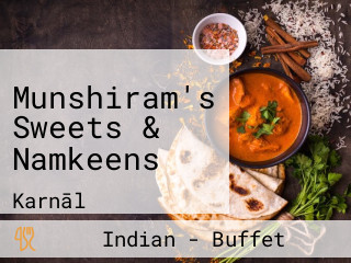 Munshiram's Sweets & Namkeens