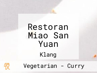 Restoran Miao San Yuan