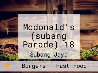 Mcdonald's (subang Parade) 18