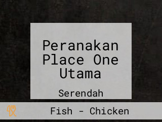 Peranakan Place One Utama