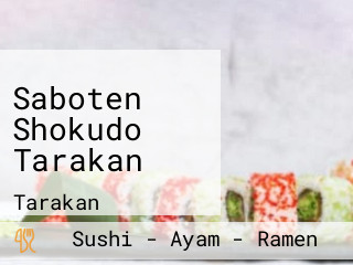 Saboten Shokudo Tarakan