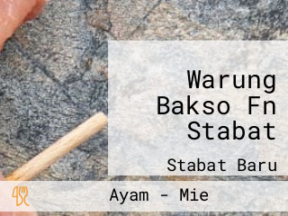 Warung Bakso Fn Stabat