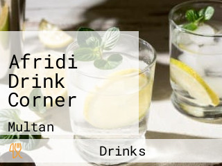 Afridi Drink Corner