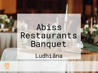 Abiss Restaurants Banquet