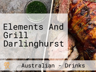 Elements And Grill Darlinghurst