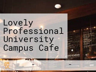 Lovely Professional University Campus Cafe