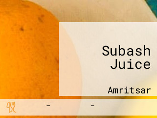 Subash Juice