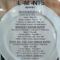 Elements Snack Buffet New Town Plaza Baguio City