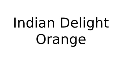 Indian Delight Orange