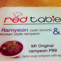 Red Table Korean Fast And Casual Sm Manila