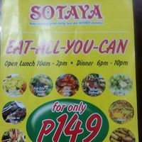 Sotaya Grill Eat All You Can Buffet