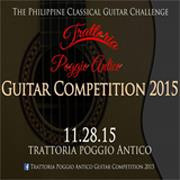 Trattoria Poggio Antico Guitar Competition 2015